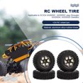 thumbnail image 4 of 4 Uds. Llantas de rueda sobre orugas, accesorios para neumáticos, juego de llantas de rueda de 1,0 pulgadas para coche RC 1/24 Ehuebsd libre de BPA, 4 of 8