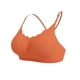 thumbnail image 4 of Brasier sin Varillas Mujer Tela de Mantequilla Cómoda y Transparente Correa de Hombro sin Cordones sin Espalda sin Esponja con Correas de Hombro convertibles Mediana, 4 of 5