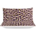 thumbnail image 3 of HAHDAXIA Leopard Print Bedding Solid Comforter Set for All Seasons,3 Pieces(1 Comforter+2 Pillowcases),Soft Microfiber Bedding Set Twin(86"x70"), 3 of 7