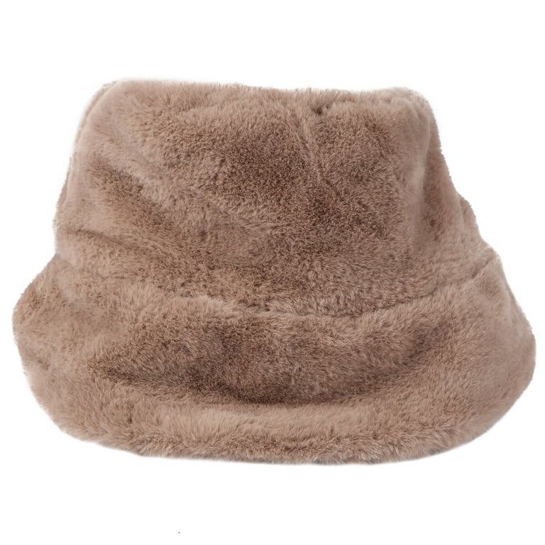 HOMEMAXS 1Pc Lovely Simple Hat Plush Warm Fisherman Hat Casual Hat