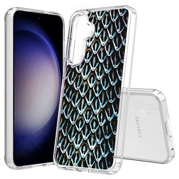 TalkingCase Slim Fit Phone Case Compatible for Samsung Galaxy S25 Plus(Not S25/ S25 Ultra), Snake Skin Scale Print, Lightweight,Flexible, USA Print
