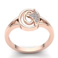 thumbnail image 3 of 0.2ct Round Not Enhanced Ladies Oval Engagement Fancy Ring Solid 14K Rose, White or Yellow Gold FG VS, 3 of 3