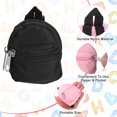 thumbnail image 3 of Mochila con Cremallera para Muñecas Mini Uxcell, Accesorio de Casa de Muñecas, Bolsa Miniatura Linda Perfecta para Decoración de Niñas y Casa de Muñecas & Suministros Diarios (Negro), 3 of 6