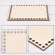 thumbnail image 5 of 30cm Natural Wooden Basket Bottom with Hole, Circle Blank Wood Base for DIY Knitting Crochet Bag Bot, 5 of 5