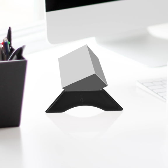 FRCOLOR 20 Pcs Puzzle Cube Holder Display Cube Holder 7.50X7.49X2.00CM Black