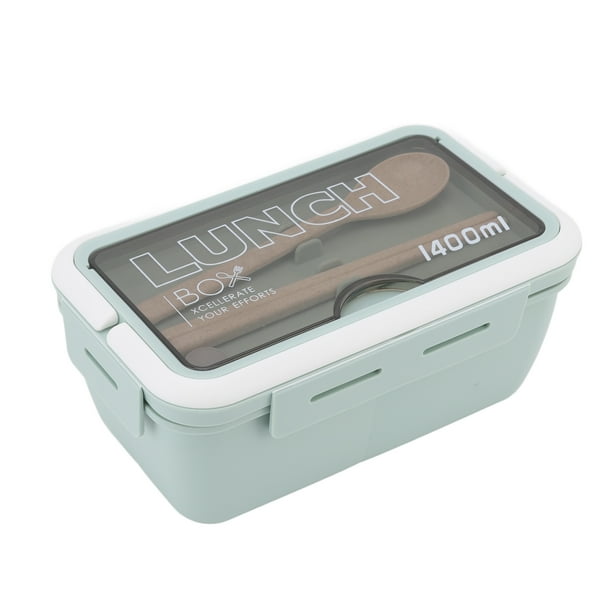 Cajas, Lonchera, 3 Comparitimentos Box 1400 ml de Gran Capacidad, Lonchera Térmica Con Buen Sellado para Niños, Estudiantes, Trabajadores