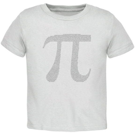 Pi White Toddler T-Shirt - 2T