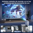 thumbnail image 4 of 4K Projector with 5G WiFi and Bluetooth,Support Native 1080P Home Theater Projector, 4 of 10