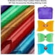 thumbnail image 5 of 6 láminas de vinilo en 6 colores: tela de cuero sintético, vinilo transparente tipo gelatina, vinilo plástico brillante con efecto brillante., 5 of 7