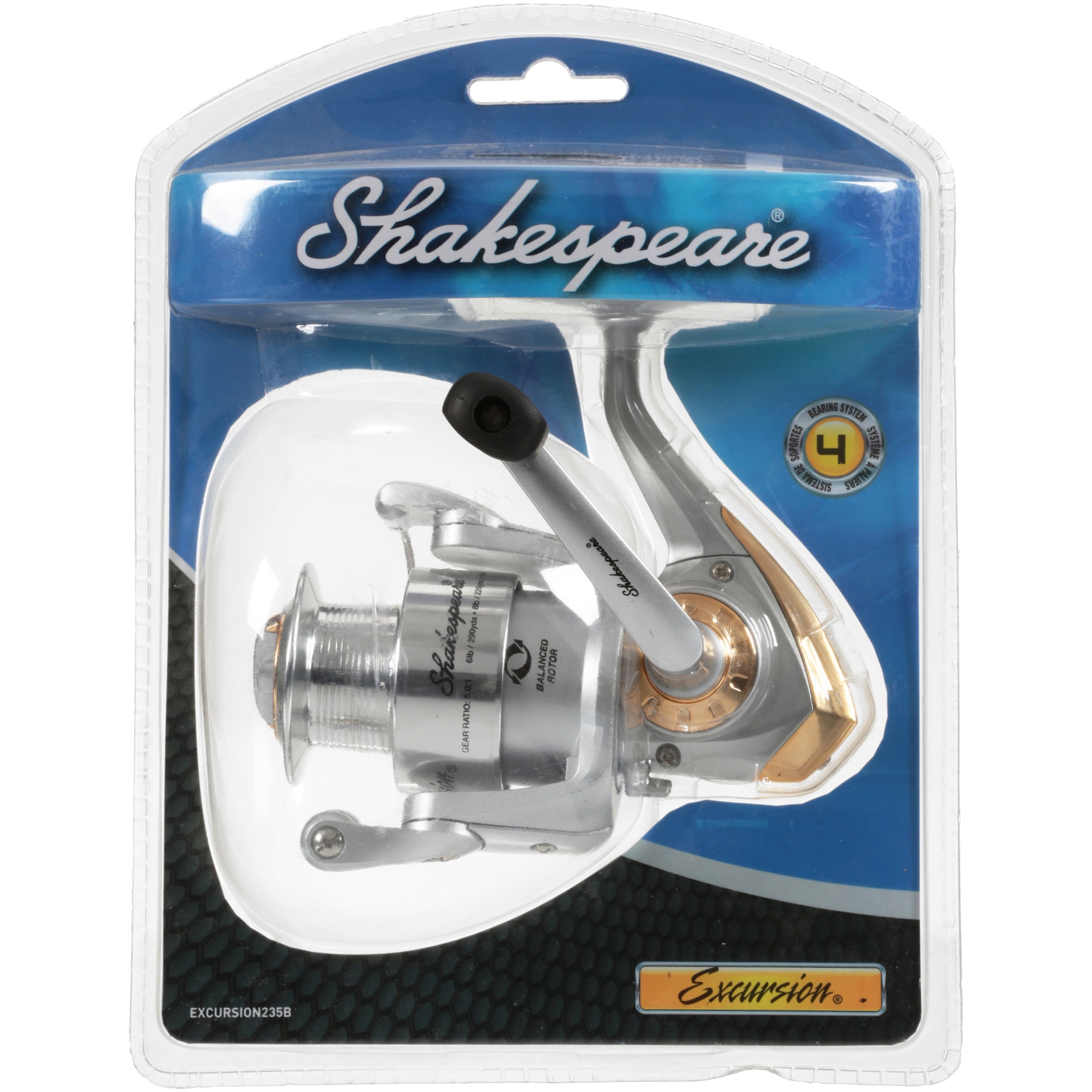 Shakespeare Excursion EZ Cast Spinning Fishing Reel For Sale on Ruby Lane