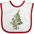 thumbnail image 3 of Inktastic Christmas Tree Boys or Girls Baby Bib, 3 of 4