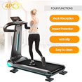 thumbnail image 2 of (4pcs) - BestXD Treadmill Mat, Exercise Equipment Mat with High Density Rubber (3.94 X 10cm X 1.3cm ), 2 of 7