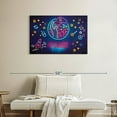 thumbnail image 2 of Elephant Stock Game Room Neon Symbols Wall Art - Horizontal Canvas Wall Art - Living Room Wall Decor - Pop Culture Canvas - Yellow And Pink Decor - 36" x 24", 2 of 8