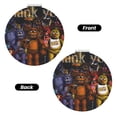 thumbnail image 2 of Lsque Five Nights At Freddy'S Pattern Cosmetic Mirror 2.6 Inch Round Handheld Travel Pocket Makeup Mirror, 2 of 8