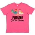 thumbnail image 3 of Inktastic Future Chicken Farmer Childs Youth T-Shirt, 3 of 5
