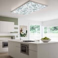 thumbnail image 3 of Boho Teal Green Floral Magnetic Fluorescent Light Covers for Ceiling Lights 2x4Ft,Vintage Farmhouse Paisley Leaf Office Classroom Kitchen Drop Ceiling Light Covers Lighting Filters Shade Panel 3Packs, 3 of 9
