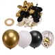 thumbnail image 3 of Globos Negros y Dorados, 134 Piezas de 12 Pulgadas, Globos de Confeti Negro, y Dorado para Cumpleaños, Bodas, Año, 3 of 5