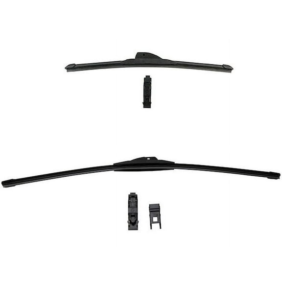 Front Wiper Blade Set 2 Piece - Compatible with 2015 - 2022 Ram ProMaster City 2016 2017 2018 2019 2020 2021