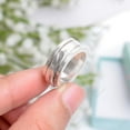 thumbnail image 2 of Spinner Ring Fidget Ring Anxiety Ring 925 Sterling Silver Spinner Ring Meditation Ring Worry Ring, 2 of 3