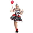 thumbnail image 4 of Leg Avenue Women's Plus Size Darling Harlequin Halloween Costume, Black, 1X-2X, 4 of 5