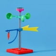 thumbnail image 4 of MasteelfCA 1 Ensemble Kit Éducatif DIY Grue pour Enfants Modèle de Vanne à Vent Kit à Assembler, 4 of 8