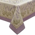 thumbnail image 2 of French Country Blanchard Field of Lilacs Provence 52 x 52 inch Square Fabric Tablecloth, 2 of 6