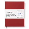 thumbnail image 2 of Vela Sciences S7R-D Expanded ProCover Lab Notebook, 9.25 x 11.75 in (23.5 x 30 cm), 144 Pages, Red Synthetic Leather, Permanent Bound, 70lb Heavyweight Paper (1-Pack, Dot +), 2 of 2