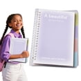 thumbnail image 4 of JUNWELL Spiral Notebook  Aesthetic Spiral Notebooks  A5 Notebook  Spiral Journal  Notebook with Removable Pages  Cute Spiral Notebook  Plastic Spiral Binding Hardcover Journals for Writin, 4 of 7