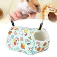 thumbnail image 1 of Hamster Hanging Cotton  , Made Of  Cotton And Sponge Small Pet Cotton   Adopts Cartoon Design  For Pets In Winter For Who Has Small Pets, 1 of 8