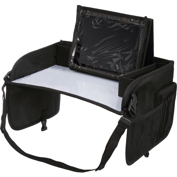 Auto Drive Black Travel Lap Desk for Kids, 13.31" Length, 16.53" Width x 1.87" Height (Universal Fit)