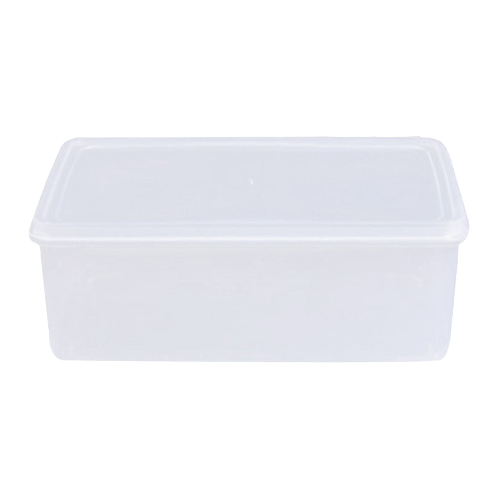 The Container Store 1.4 Quarts 1.3 Liter Rectangular Food Storage - Crystal Clear - 8 x 5-1/2 x 2-1/2 H - Each