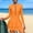 Orange, variant on MGDXOX Women's Two Piece Rash Guard Long Sleeve Modest Swimsuits Dress Zipper Bathing Suit Swimskirt With Bottom Blue XXL