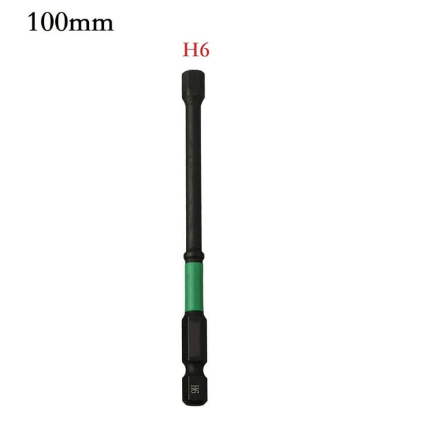 /4inch Hexagon Screwdriver Bit Quick Change Driver Power Drill Length 100mm H6