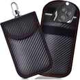 thumbnail image 1 of 2 Pack Faraday Key Fob Protector, RFID Key Fob Protector Pouch, Faraday Bag for Keyless Car Key, 1 of 7