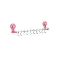 thumbnail image 2 of Over the Door Hooks,Suction Cup Hooks Rack No-punching Kitchen Pole With Hook Bathroom Storage Rack Bath Towel Storage Rack Behind The Door Clothes Hook for Bathroom Shower Kitchen Keys Home, 2 of 7