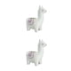 thumbnail image 2 of Macetas suculentas Toystoory Maceta de cerámica ecológica Alpaca blanca 2Conjunto, 2 of 6