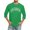 Green, variant on Big and Tall Shirts for Men 3/ 4 Sleeve T Shirts Comfortable Crewneck Graduated Color Fit Tee Shirt Tops Large Shirt for Men T 3xlt Slim Fit Compression Fishnet Tees Striped 4XL