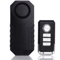thumbnail image 2 of Alarma de puerta y ventana: alarma inalámbrica con sonido fuerte de 105 dB y luz brillante, fácil de instalar (incluye 2 alarmas y 2 controles remotos), 2 of 5