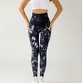 thumbnail image 3 of Iyufng Yoga Leggings for Women,Yoga Pants Plus Size Women's Gradient Print Leggings Fitness Running Tight Yoga Pants, 3 of 8