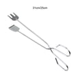 thumbnail image 3 of Wosthever Herramientas para alimentos de acero inoxidable Cm inoxidable Cm inoxidable Clip de acero inoxidable Clip para alimentos herramientas Estufas de camping plateado31cm 31cm, 3 of 6