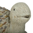 thumbnail image 6 of DecMode 10" Indoor Outdoor Turtle Garden Sculpture with Stone Mosaic Design, 6 of 9
