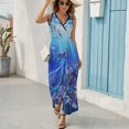 thumbnail image 5 of Mermaid Glitter Fish Scale Girls Sleeveless Dress Woman Fashion Long Dresses Women's Summer Suit Dress 2025, 5 of 6