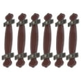 thumbnail image 1 of 6pcs Leather Handles Door Pull Handles Drawer Knobs Practical Door Handles, 1 of 7