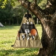 thumbnail image 6 of Foldable Waterproof Camp Kitchen Organizer with Multi-Pockets - Hanging Utensil Storage Bag for Outdoor Picnic, BBQ, RV Travel, 6 of 6