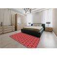 thumbnail image 4 of Ahgly Company Indoor Rectangle Patterned Valentine Red Area Rugs, 8' x 10', 4 of 6