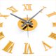 thumbnail image 2 of Reloj de pared con espejo acrílico DIY, diseño de números romanos en 3D y pegatinas para decoración del hogar, relojes de pared Sweethay JJ3648-04, 2 of 5