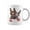 Black, variant on Happy Donkeys With Flower Coffee Mugs