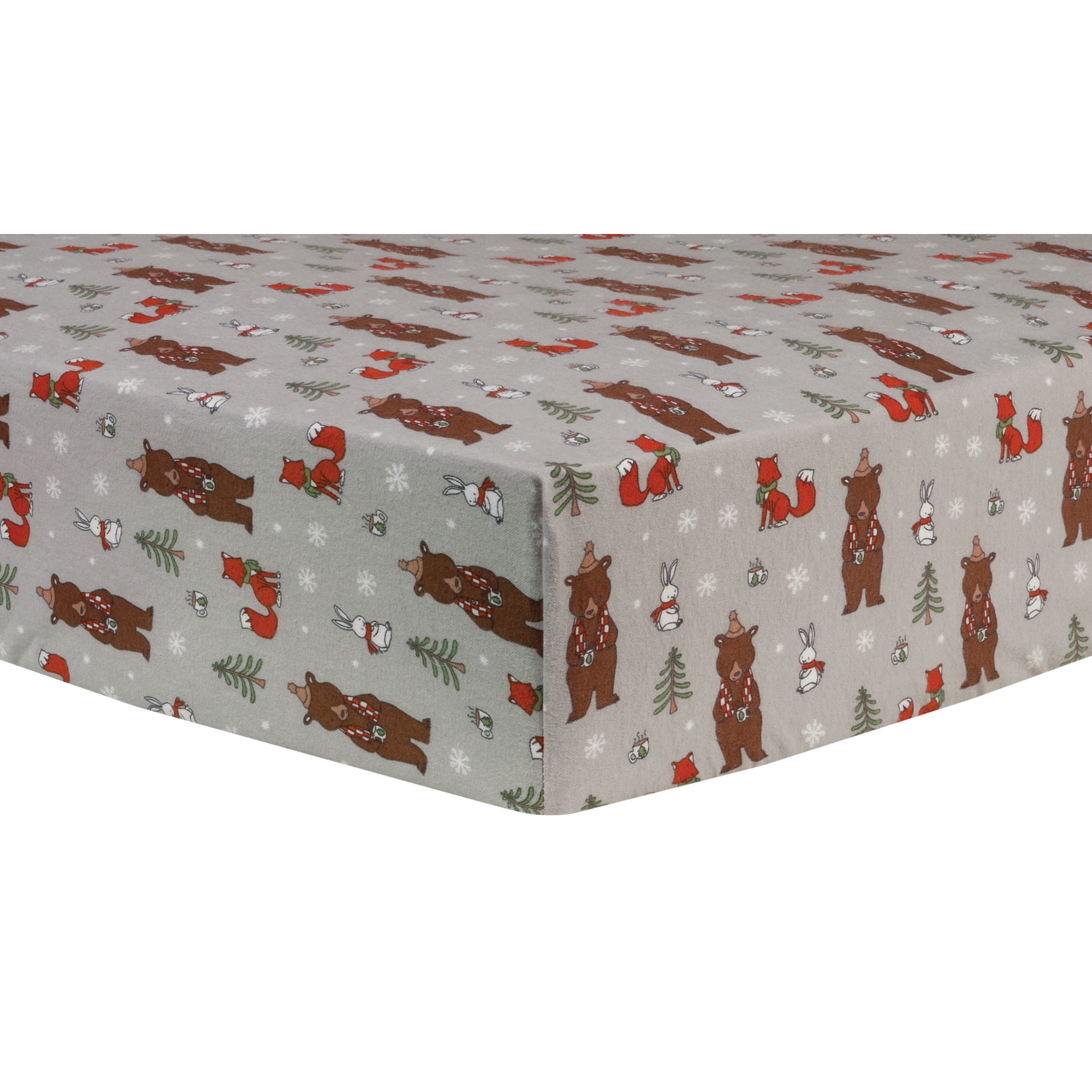 flannel crib sheets walmart