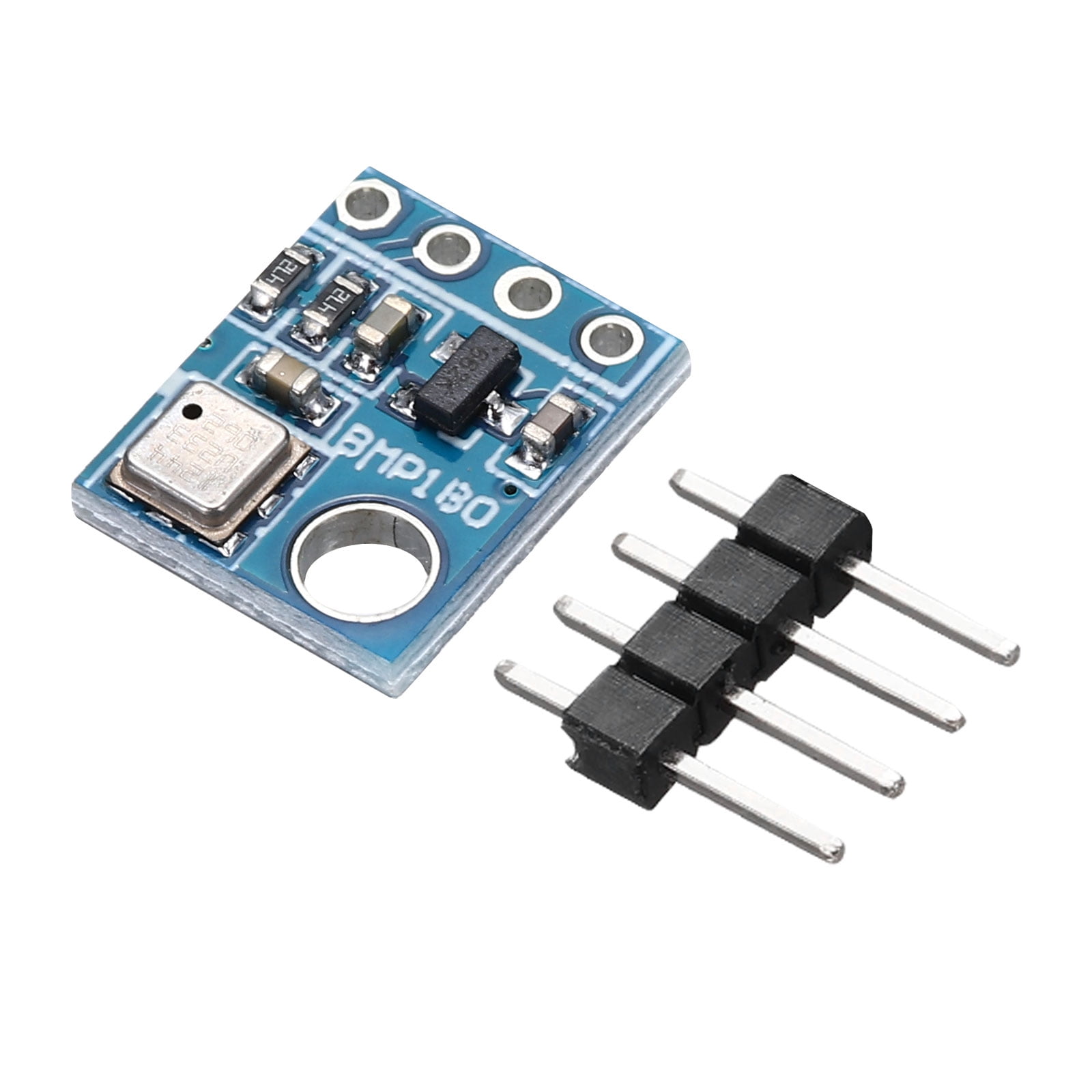 Uxcell BMP180 I2C IIC SPI Single Hole Atmospheric Pressure Sensor Module 3.10V High Precision Digital Barometric Pressure Altitude Sensor with Header Pins
