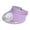 Purple, variant on Translucent USB Charging Baseball Hat with Fan Three-speed Adjustable Portable for Summer Outdoor Activities